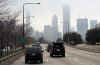 Barack Obama's motorcade on the way to Obama's transition offices on November 12, 2008.