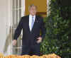 On November 5, 2008, President George W. Bush speaks to the media in the Rose Garden of the White House on November 5, 2008. Bush congratulated Barack Obama on his decisive Presidential victory. Bush called Obama a few minutes after Obama's victory was declared.