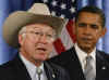 Barack Obama selects Colorado Senator Ken Salazar as Secretary of the Interior nominee at Chicago Press Conference on December 17, 2008.