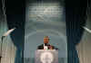 Governor Deval Patrick introduces Barack Obama at the bipartisan dinner in honor of Senator John McCain. Barack and Michelle Obama do their pre-inauguration duties the day before Obama's inauguration.