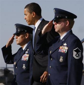 President Barack Obama travels on Air Force One to Peoria, Illinois for a Caterpillar plant tour and to Springfield, Illinois for a Lincoln Bicentennial banquet.