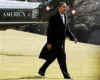 President Barack Obama and family arrive on Marine One and return to the White House after a President's Day weekend at Obama's Chicago home.