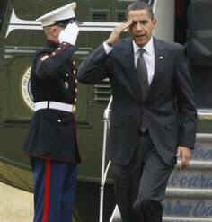 President Obama returns from Arizona on Air Force One and Marine One (photo). President Obama departs for Canada the next day.