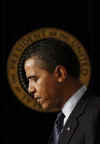 President Obama speaks to lawmakers at the Fiscal Responsibility Summit in the Old Executive Building of the White House.