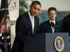 President Barack Obama remarks after meeting with Tim Geithner and members of the Senate Banking and The House Financial Services Committee in the Diplomatic Reception Room of the White House.