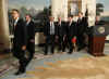 President Barack Obama remarks after meeting with Tim Geithner and members of the Senate Banking and The House Financial Services Committee in the Diplomatic Reception Room of the White House.