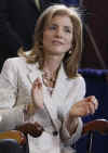 Caroline Kennedy attends the signing ceremony at the inner city Washington, DC school on April 21, 2009.