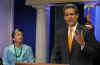 Dr. Richard Besser, the Acting Director for the Centers for Disease Control and Prevention (CDC), Secretary of Homeland Security Janet Napolitano, and Press Secretary Robert Gibbs at a rare Sunday press conference.