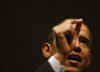 President Barack Obama speaks at an annual science meeting at the National Academy of Sciences in Washington, DC.