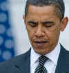 President Barack Obama hosts the Wounded Warrior Soldier's Ride on the South Lawn of the White House on April 30, 2009.