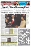 President Barack Obama dominates international newspaper front pages with headlines of Barack Obama's presidential inauguration on January 20, 2009.