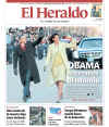 President Barack Obama dominates international newspaper front pages with headlines of Barack Obama's presidential inauguration on January 20, 2009.