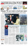 President Barack Obama dominates international newspaper front pages with headlines of Barack Obama's presidential inauguration on January 20, 2009.