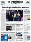 President Barack Obama dominates international newspaper front pages with headlines of Barack Obama's presidential inauguration on January 20, 2009.