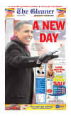 President Barack Obama dominates international newspaper front pages with headlines of Barack Obama's presidential inauguration on January 20, 2009.